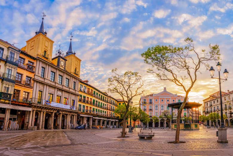 Main sqaure in Segovia