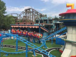 Rides at the theme park