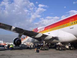 Iberia plane in Madrid