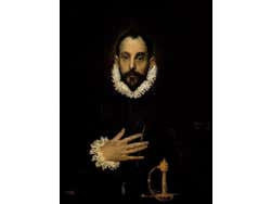 Prado Museum, The Gentleman with His Hand at His Breast