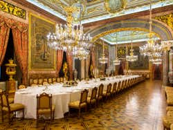 Madrid palace dining room