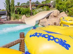 Floats in the aquopolis water park