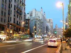 Gran Vía from Plaza de España