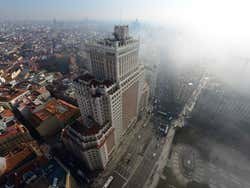 Fog in Madrid