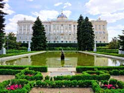 Pond by the palace