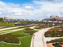 Installations in Madrid Rio Park