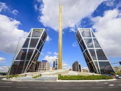 La Puerta de Europa, in Madrid