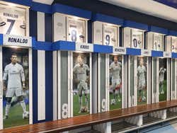 Guided Tour of the Bernabéu, locker rooms
