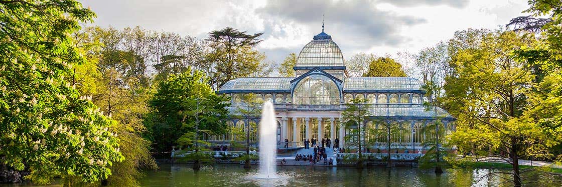 Art Now and Then: Buen Retiro Park, Madrid, Spain